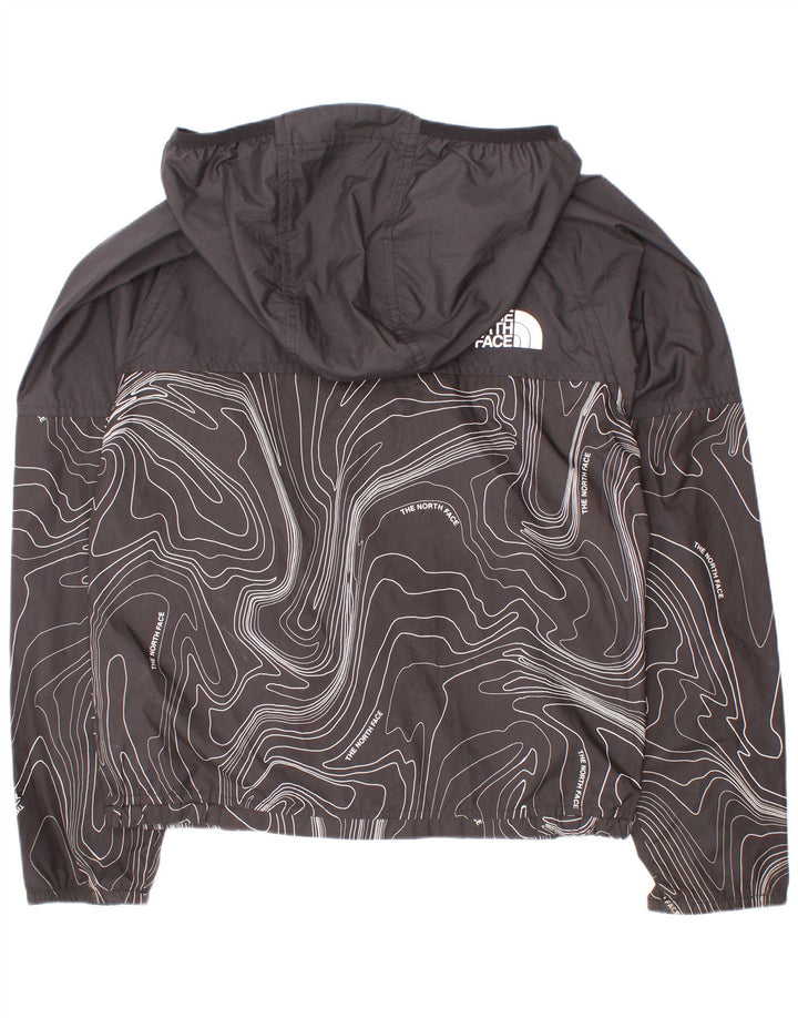 The North Face Veste de pluie à capuche graphique pour garçon 7-8 ans Petit Noir