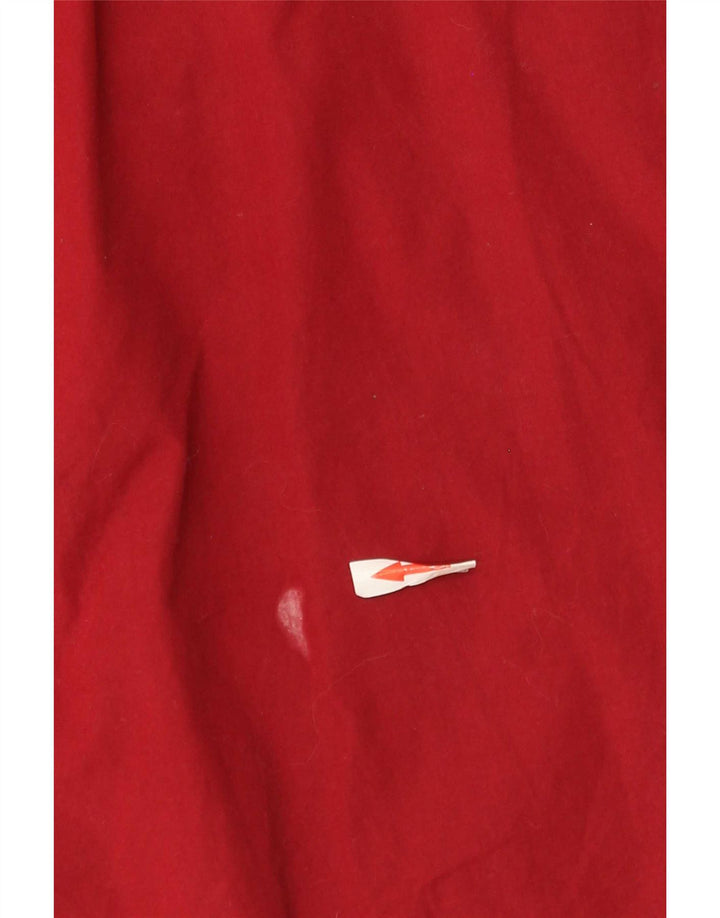 Tommy Hilfiger Chemise à Manches Courtes Homme Rouge Moyen Coton Classique