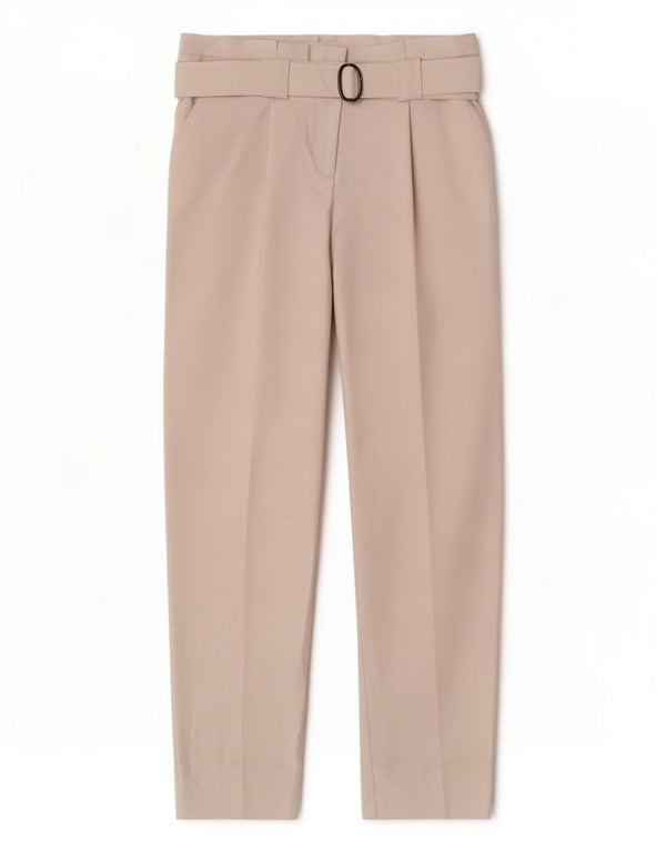 Topshop Pantalon chino court fuselé pour femme UK 10 Small W26 L25 Blanc