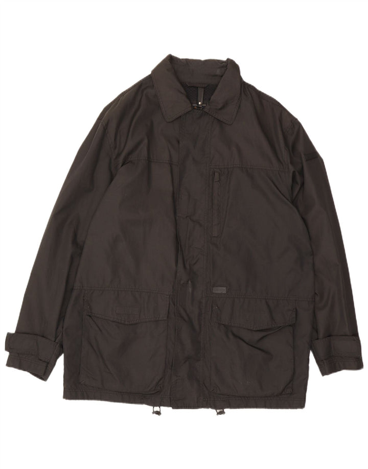 Paul & Shark Veste utilitaire pour homme UK 40 Large Noir Nylon