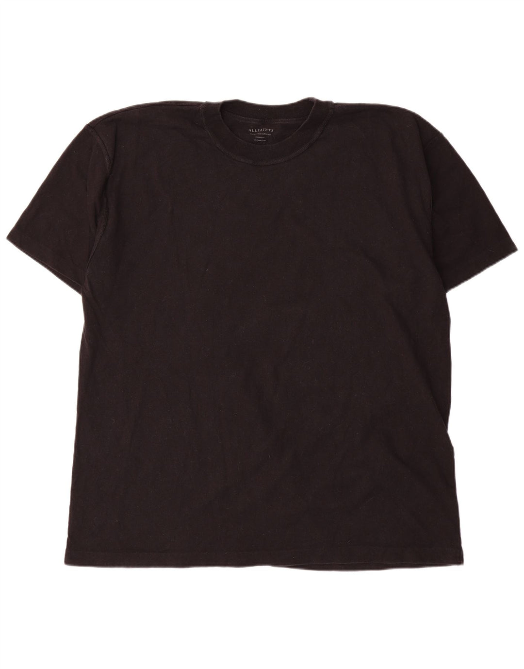 All Saints T-Shirt Homme Top XL Noir Coton