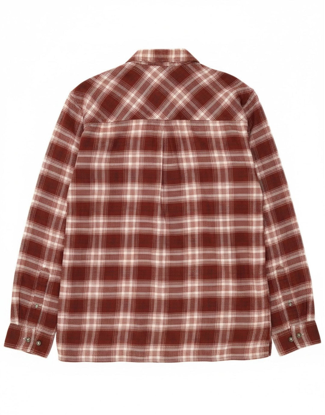 Jack Wolfskin Chemise en flanelle pour homme XL en coton à carreaux bordeaux