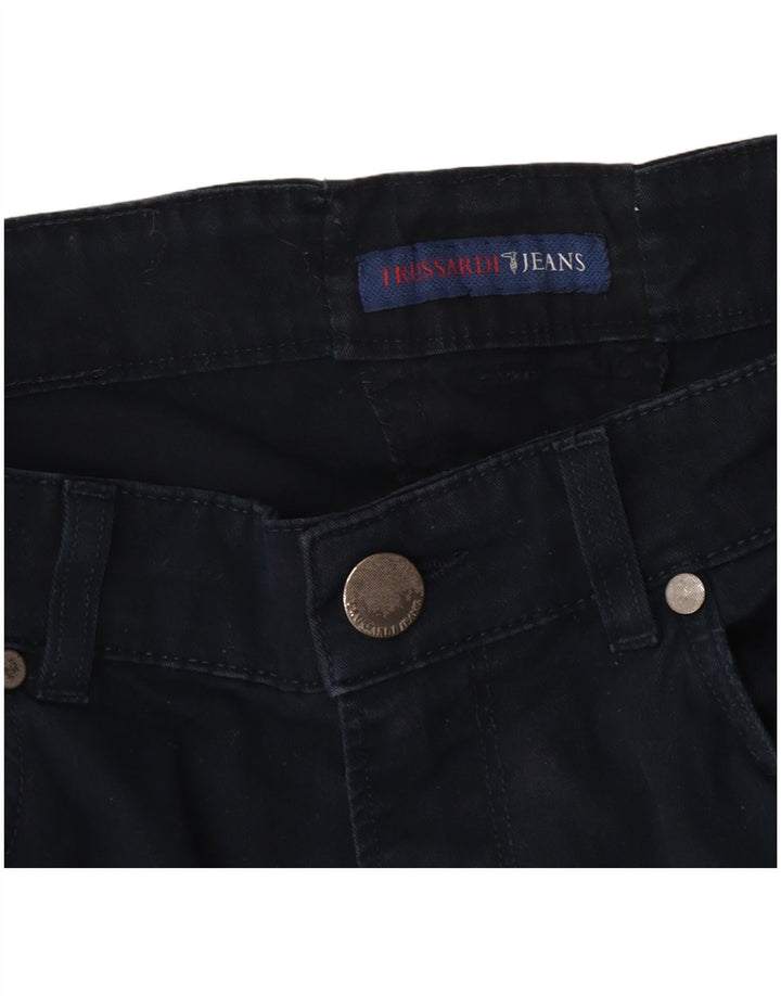 Trussardi Pantalon Droit Casual W34 L31 Bleu Marine Homme
