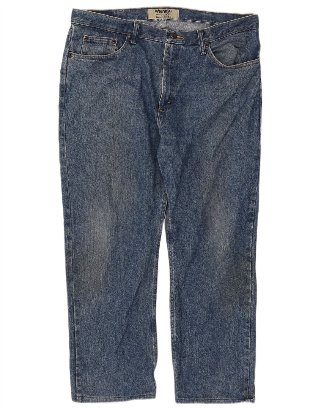 Wrangler Jean droit homme W38 L26 bleu coton