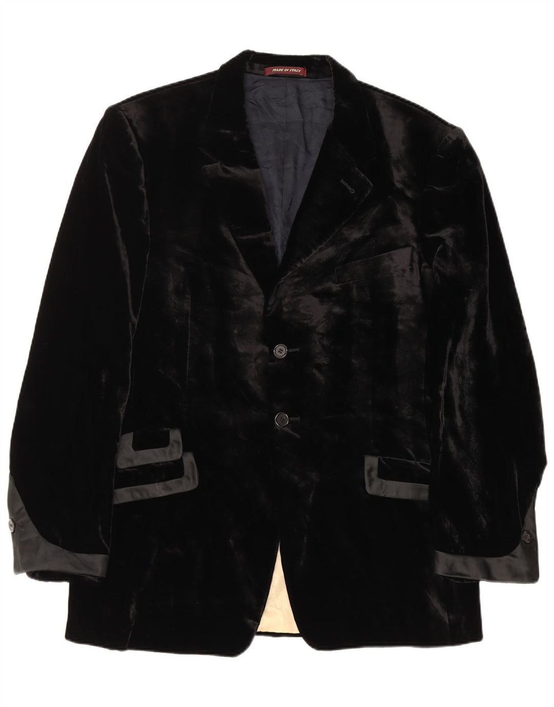 Paul Smith Veste blazer en velours à 2 boutons pour homme UK 44 2XL Noir Viscose