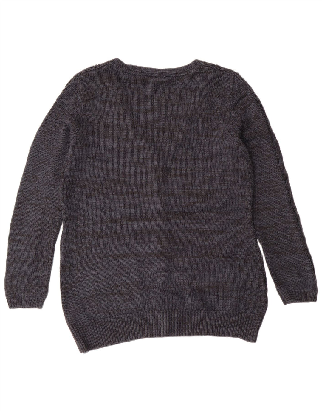 Fat Face Cardigan Femme Pull UK 14 Grand Bleu Marine Cachemire Classique