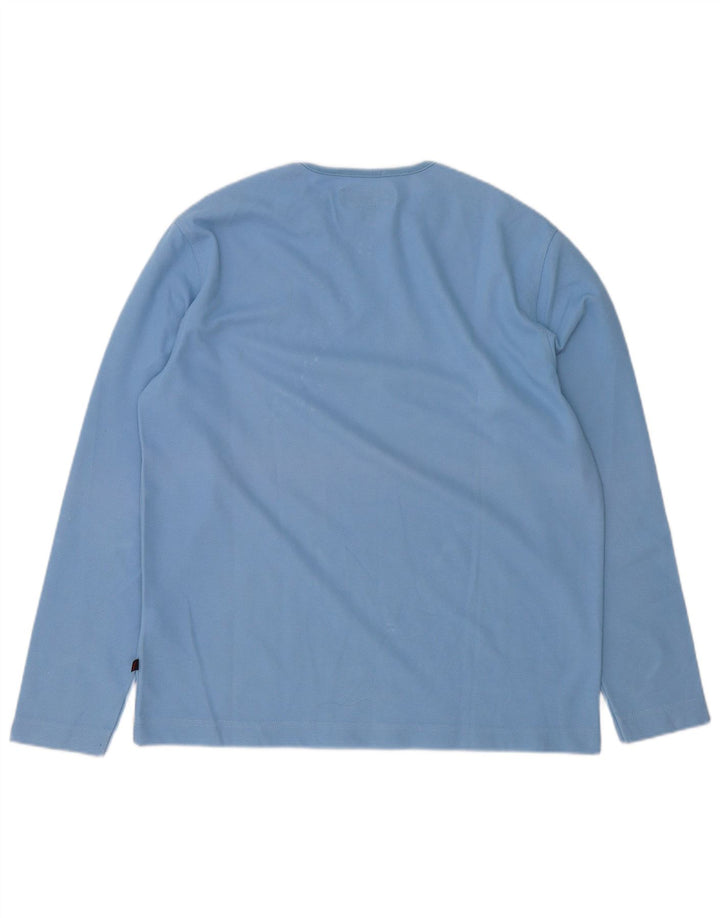 Marlboro Classics Haut Homme Manches Longues XL Bleu Coton