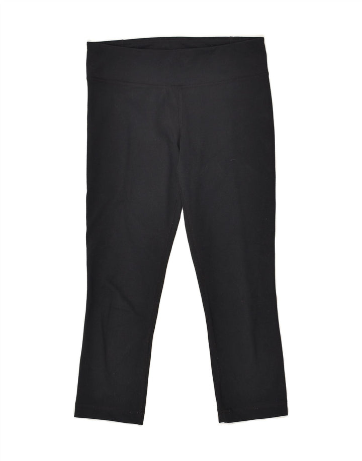 UNDER ARMOUR Womens Capri Leggings UK 8 Small Black | Vintage Under Armour | Thrift | Second-Hand Under Armour | Used Clothing | Messina Hembry 