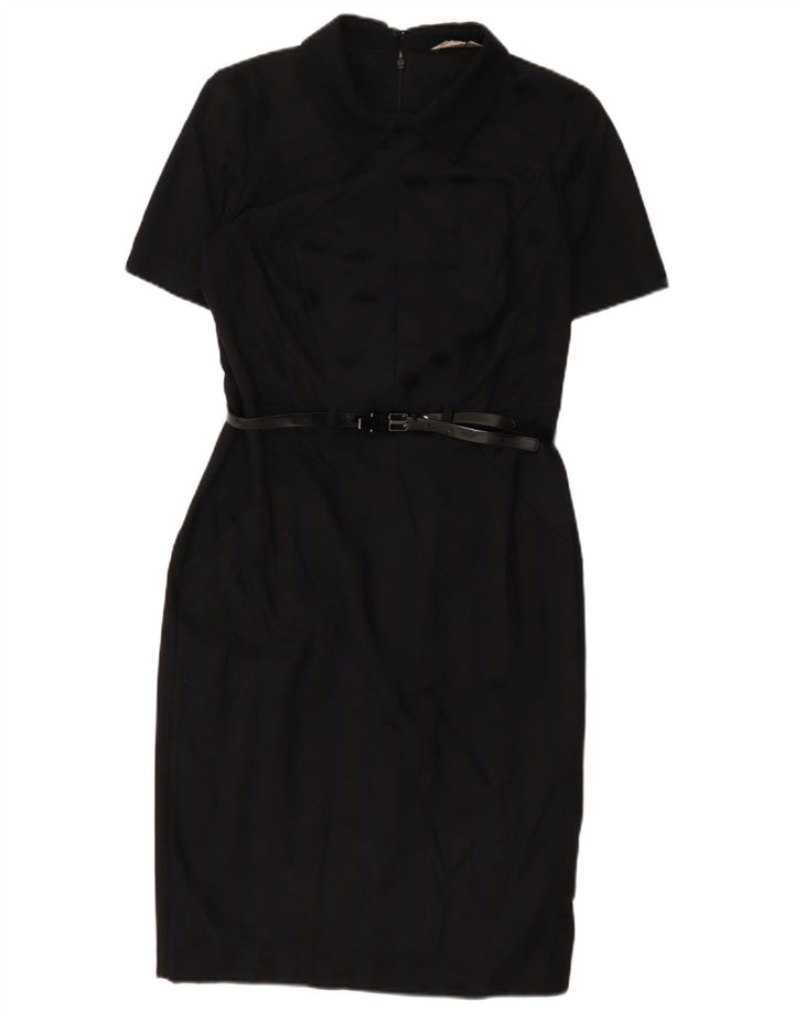 Marks & Spencer Robe fourreau pour femme UK 12 Bleu marine moyen Colourblock