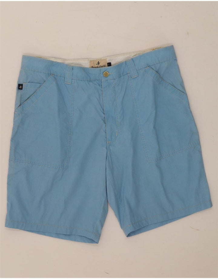 Brooksfield Short Chino Homme W36 Grand Bleu Coton