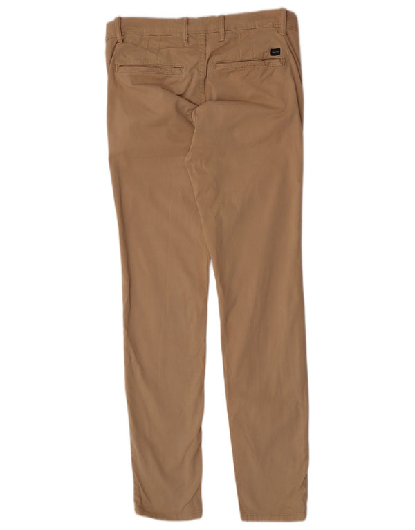 Zara Pantalon chino skinny pour homme EU 38 Small W30 L31 Marron