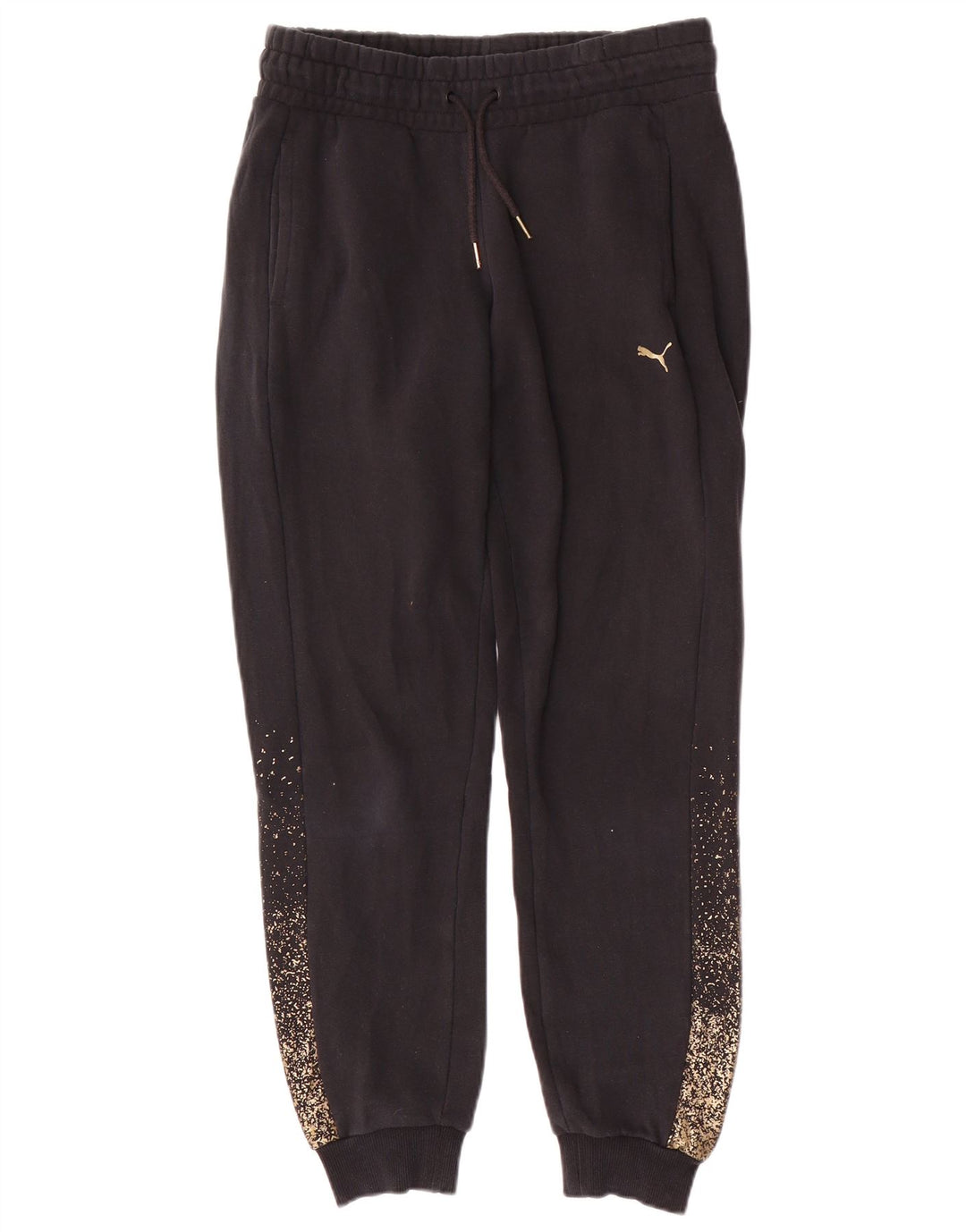 Puma Survêtement complet à capuche pour femme UK 14 Medium Black Spotted