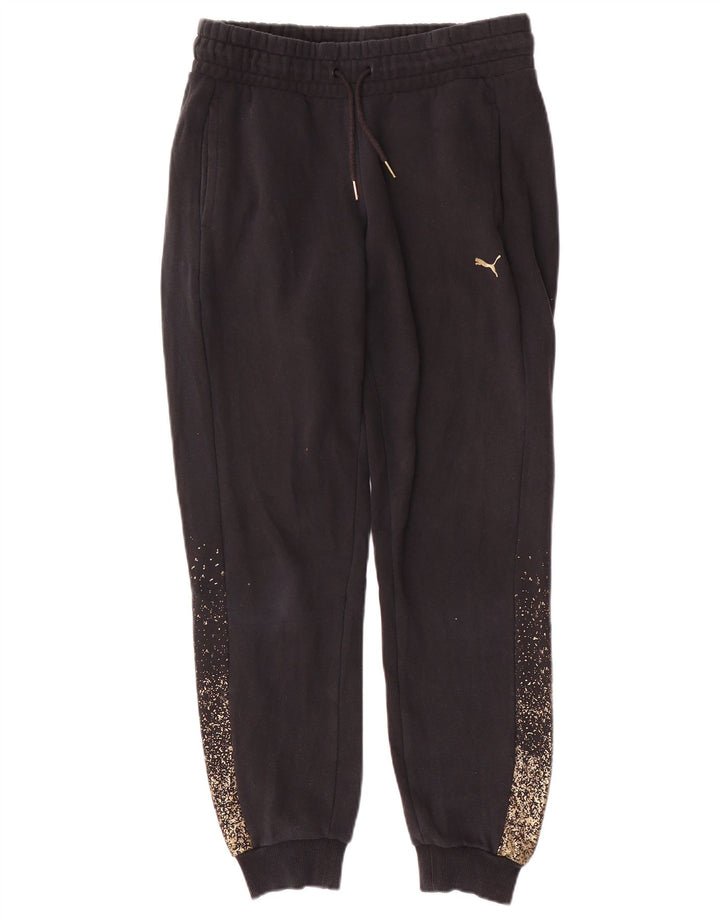 Puma Survêtement complet à capuche pour femme UK 14 Medium Black Spotted