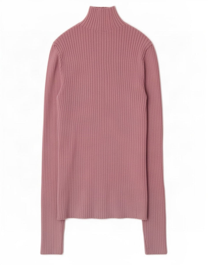 Zara Femme Top Manches Longues UK 14 Large Rose
