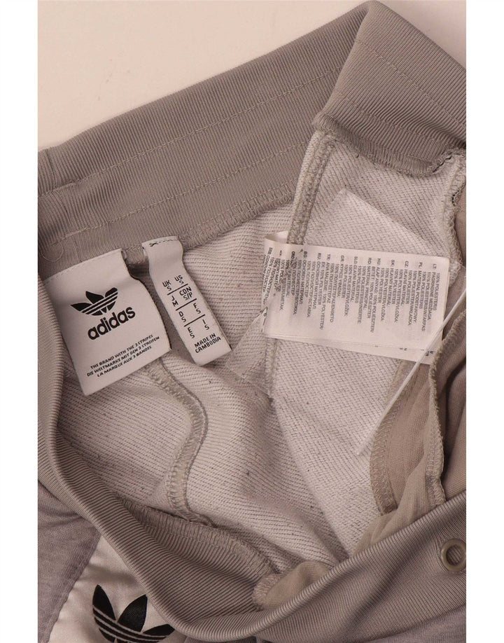 Adidas Short de sport graphique pour homme, petit, gris, color block, polyester