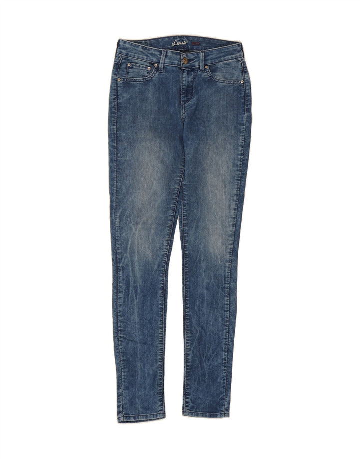 LEVI'S Womens Skinny Jeans W25 L32 Blue Cotton Vintage Levi's and Second-Hand Levi's from Messina Hembry 
