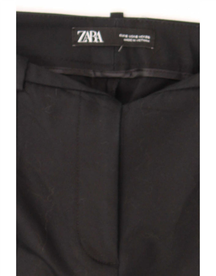 Zara Pantalon de costume slim pour femme Petit W26 L26 Noir