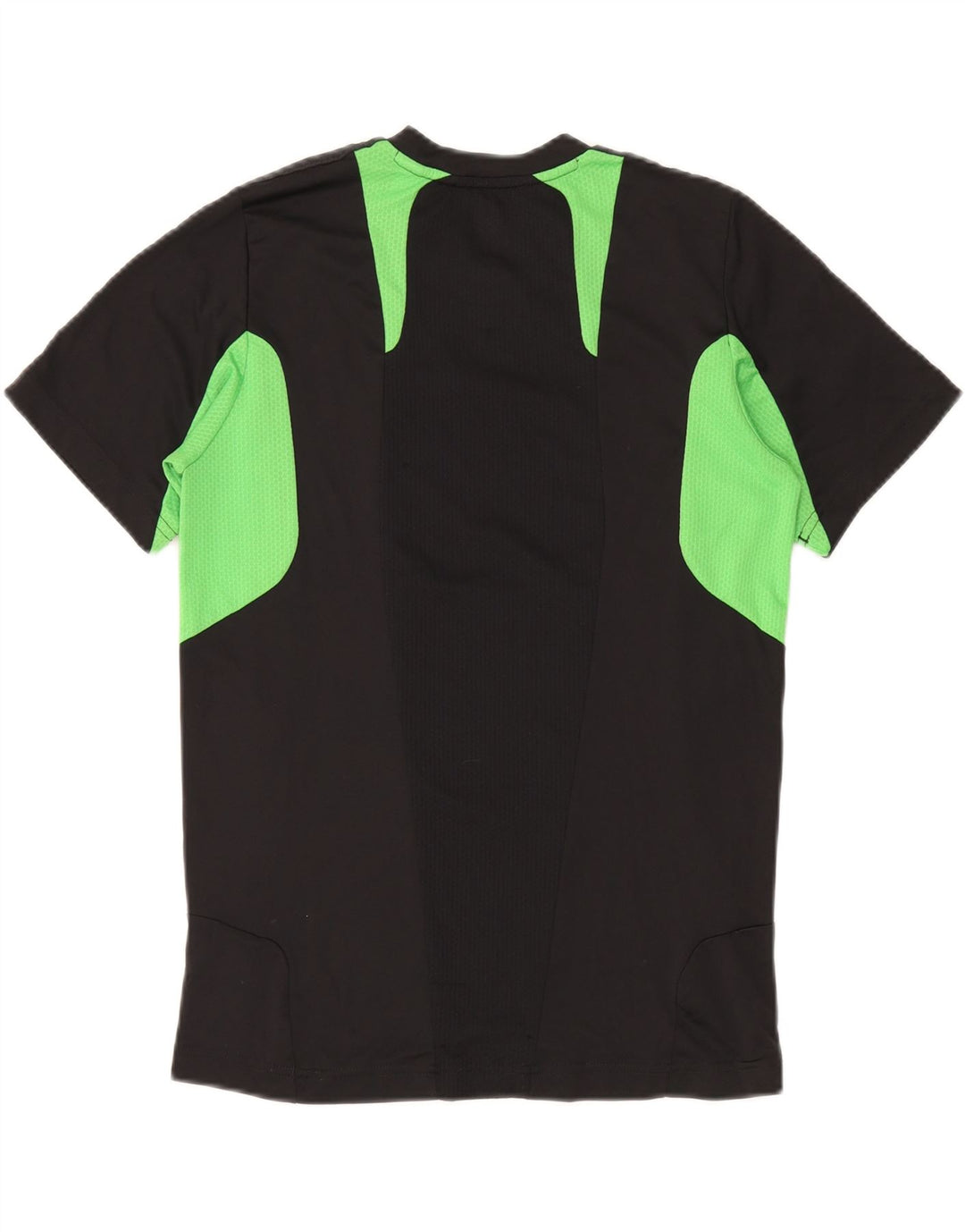 Adidas Garçon Climacool T-Shirt Top 15-16 ans Noir Colourblock Polyester