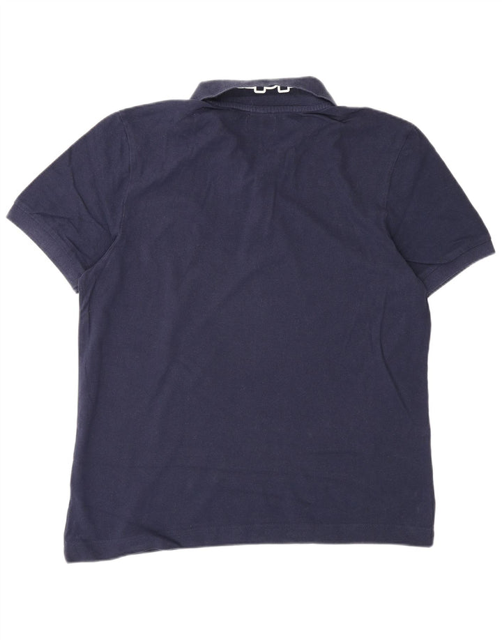 Kappa Polo Graphique Homme Large Bleu Marine