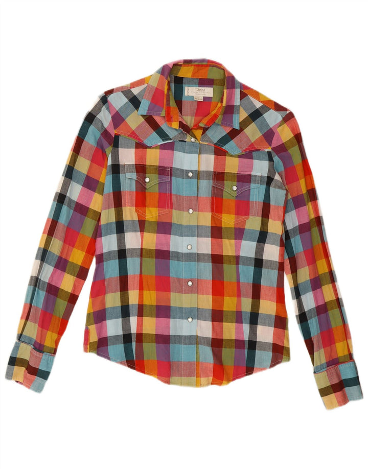 Marlboro Classics Chemise Femme IT 42 Coton à Carreaux Multicolore Moyen