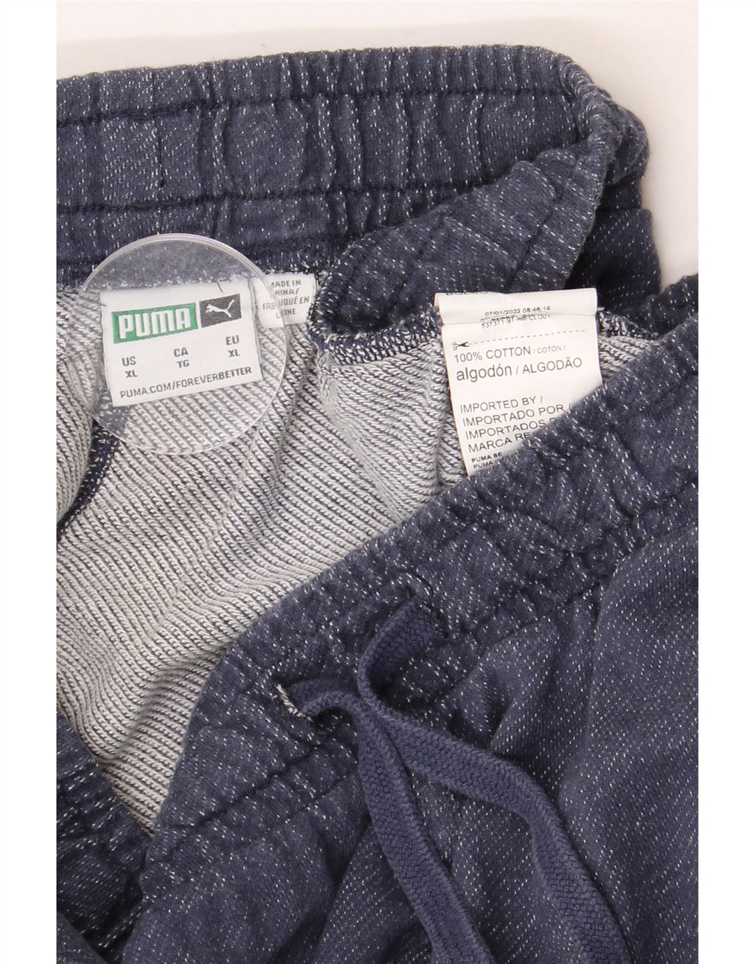 PUMA Pantalon de survêtement pour homme Joggers XL Bleu marine Coton