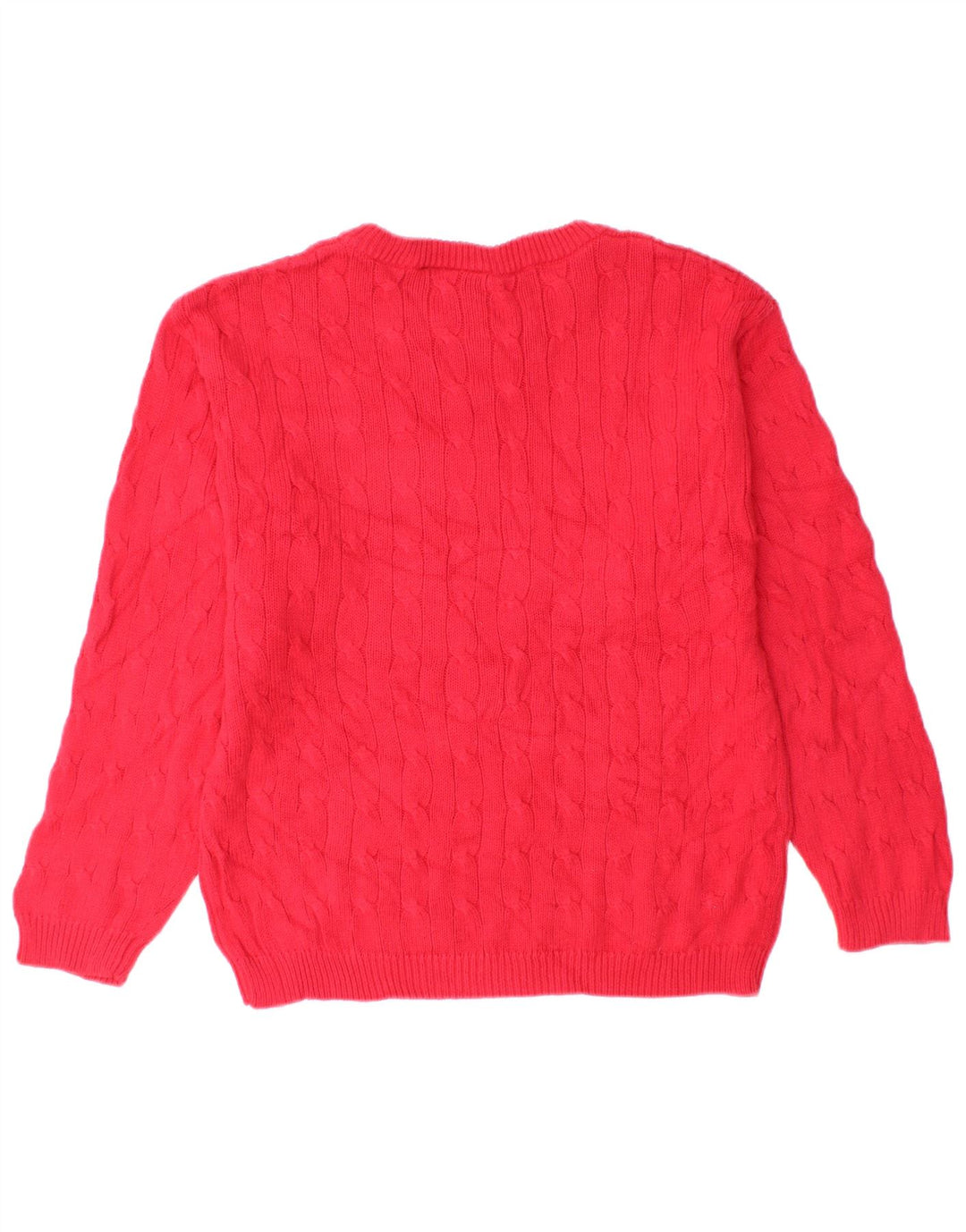 Izod Pull col bateau pour femme US 10/12 Rouge moyen en coton