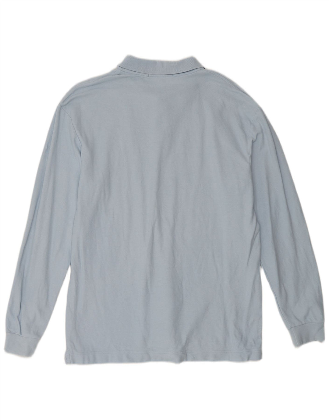 FILA Polo ample à manches longues pour homme IT 50 Bleu moyen Coton