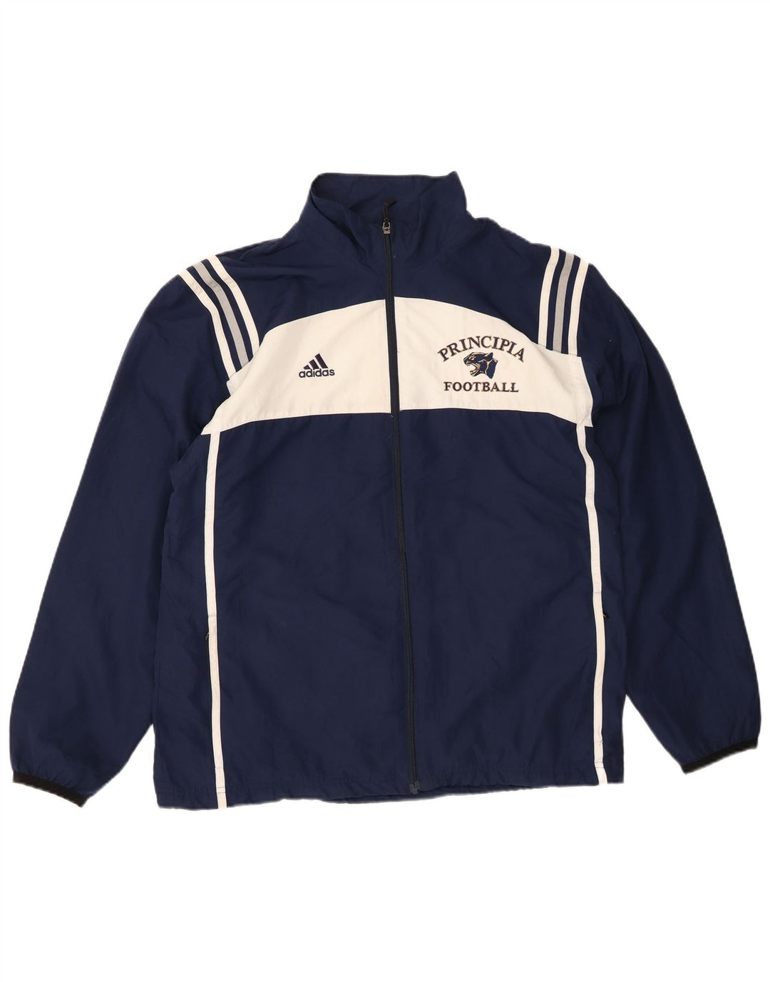 Adidas Homme Clima Proof Survêtement Top Veste Bleu Marine Moyen Polyester