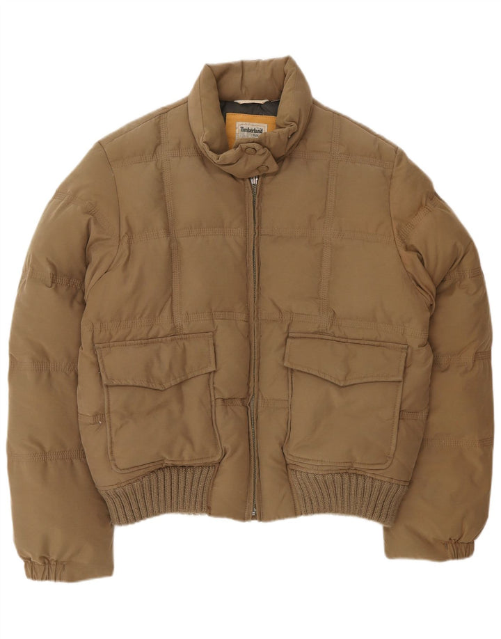 Timberland Veste rembourrée pour femme UK 12 Coton marron moyen