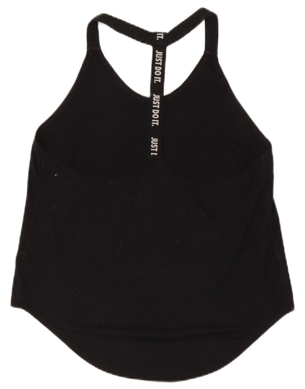 Nike Womens Dri Fit Loose Graphic Débardeur UK 14 Noir Moyen Polyester