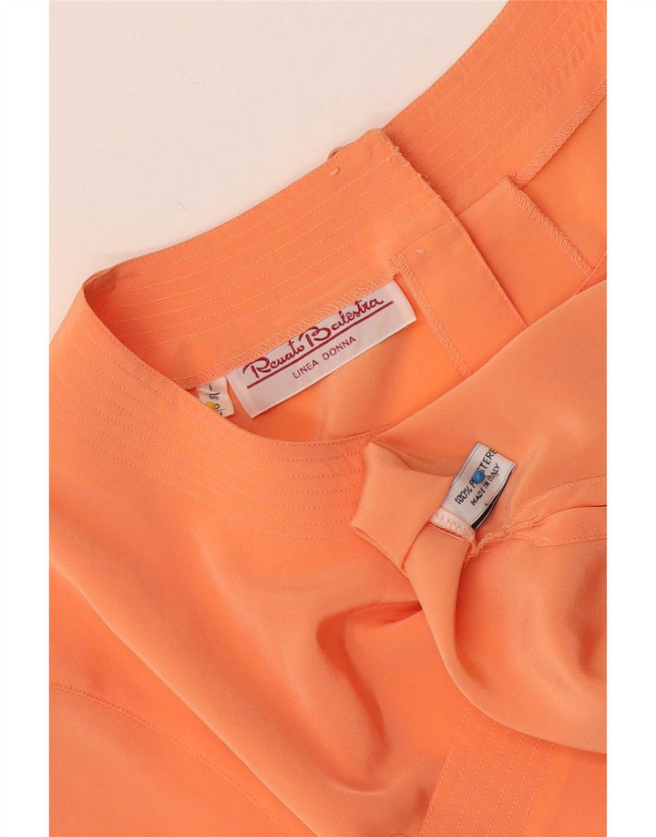 Renato Balestra Femme Chemisier Top IT 50 XL Orange Polyester