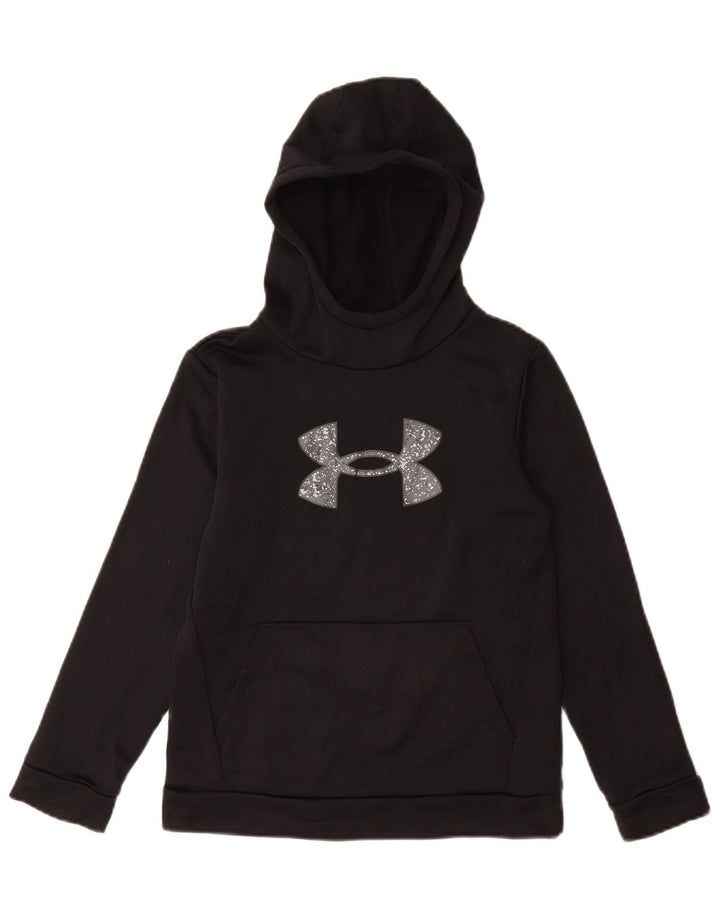 UNDER ARMOUR Pull à capuche ample graphique pour fille 9-10 ans Noir moyen