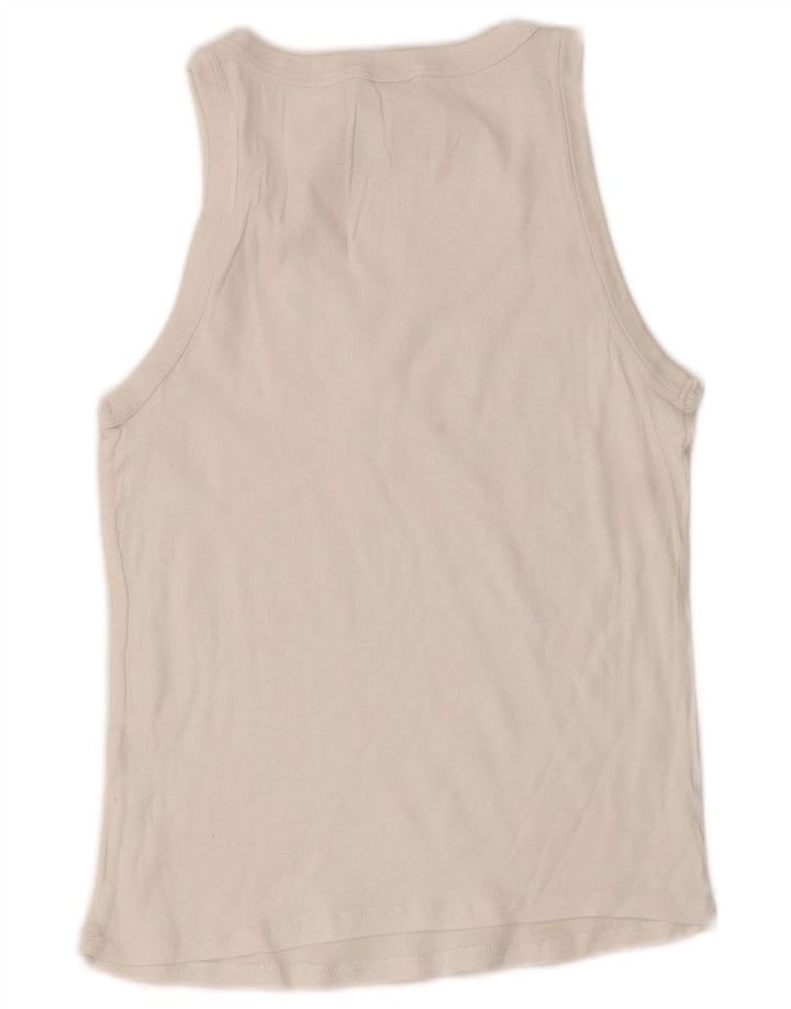 Zara Femme Débardeur UK 12 Medium Blanc