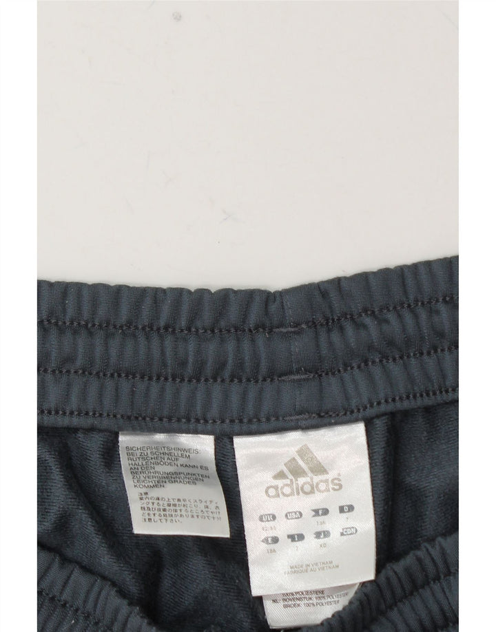 ADIDAS Pantalon de survêtement pour homme UK 42/44 Large Bleu Colorblock Polyester