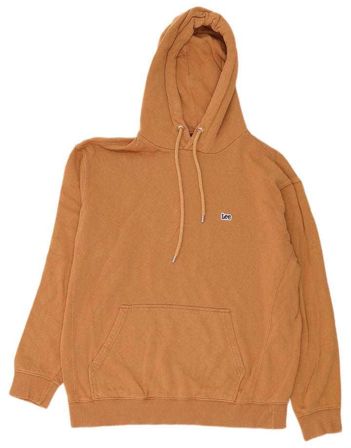Lee Pull à capuche coupe classique pour homme en coton beige Large
