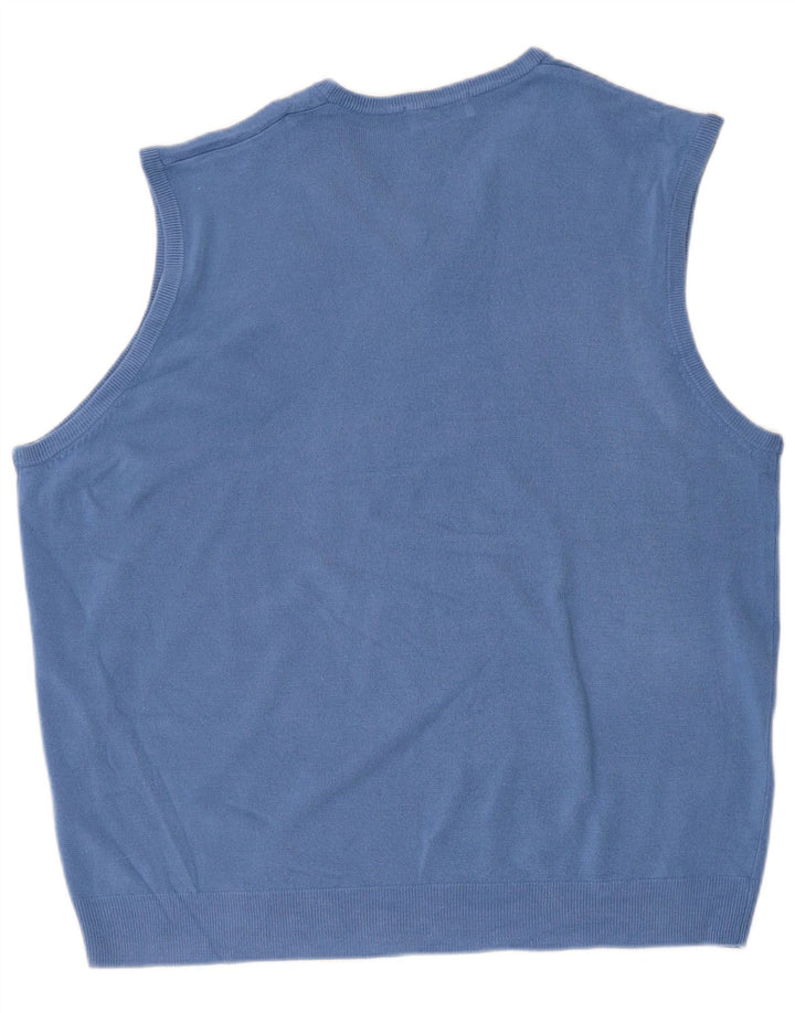 Marks & Spencer Débardeur Blue Harbor Vest pour hommes 2XL Acrylique bleu