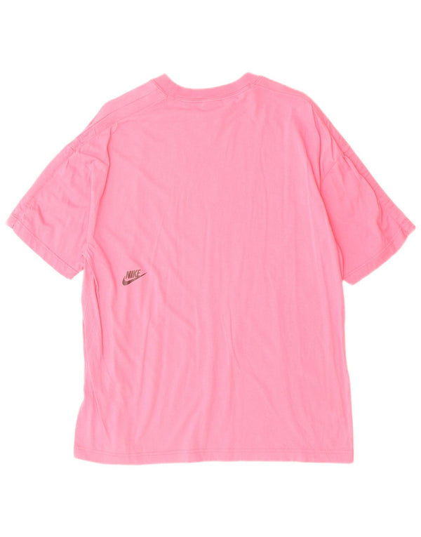 Nike Mens Loose Fit Graphic T-Shirt Top XS Rose Coton