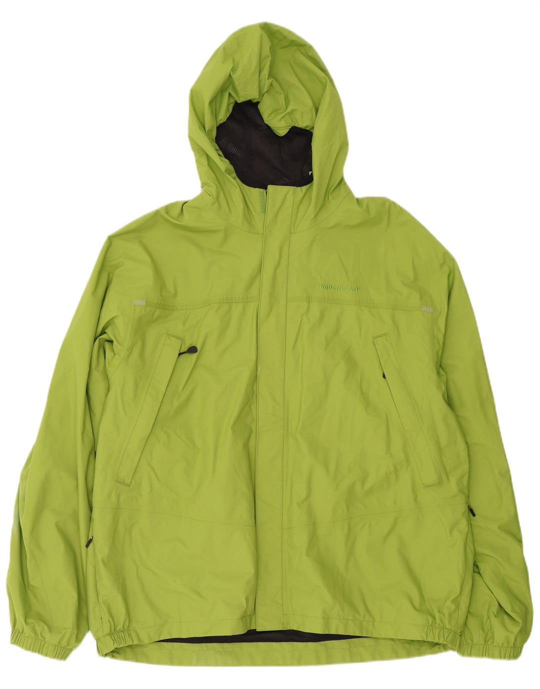 Timberland Veste de pluie à capuche pour homme UK 44 2XL Vert Polyester
