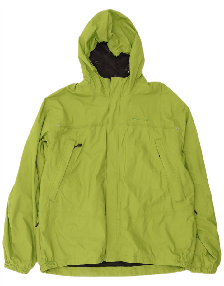 Timberland Veste de pluie à capuche pour homme UK 44 2XL Vert Polyester