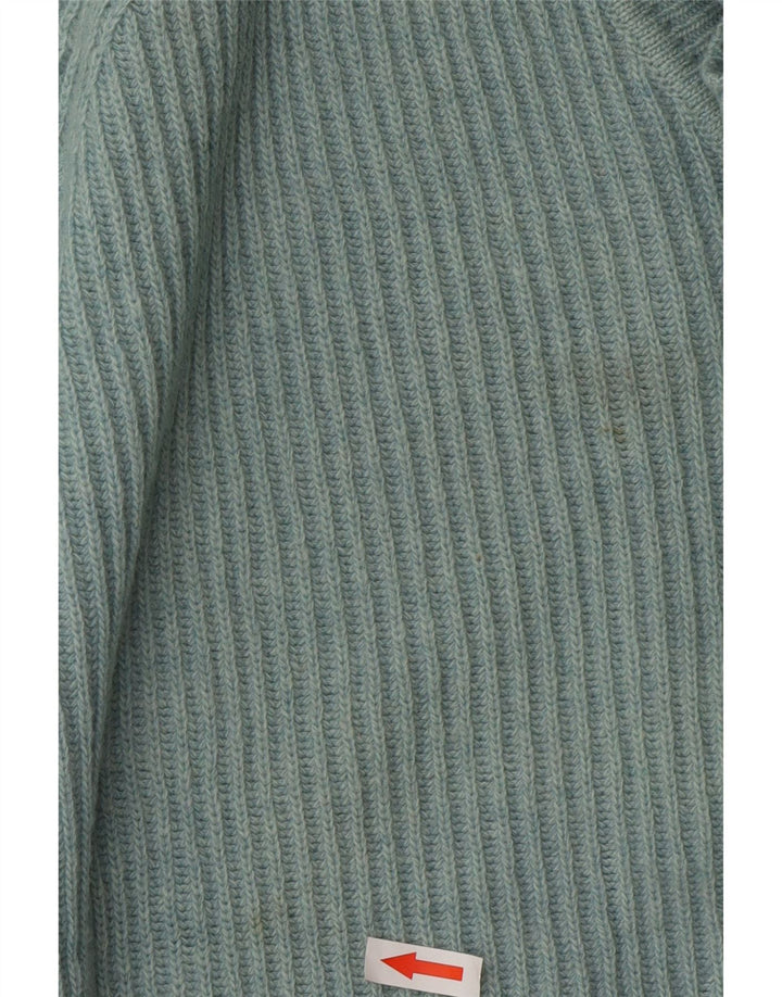 Kappa Pull col V pour homme en laine bleue Taille L