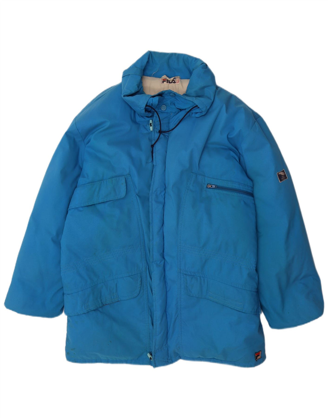 Fila Manteau matelassé pour homme IT 52 Large Bleu
