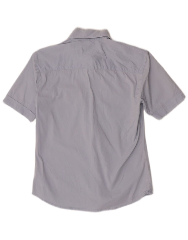 Carhartt Chemise à manches courtes pour femme UK 8 Small Bleu