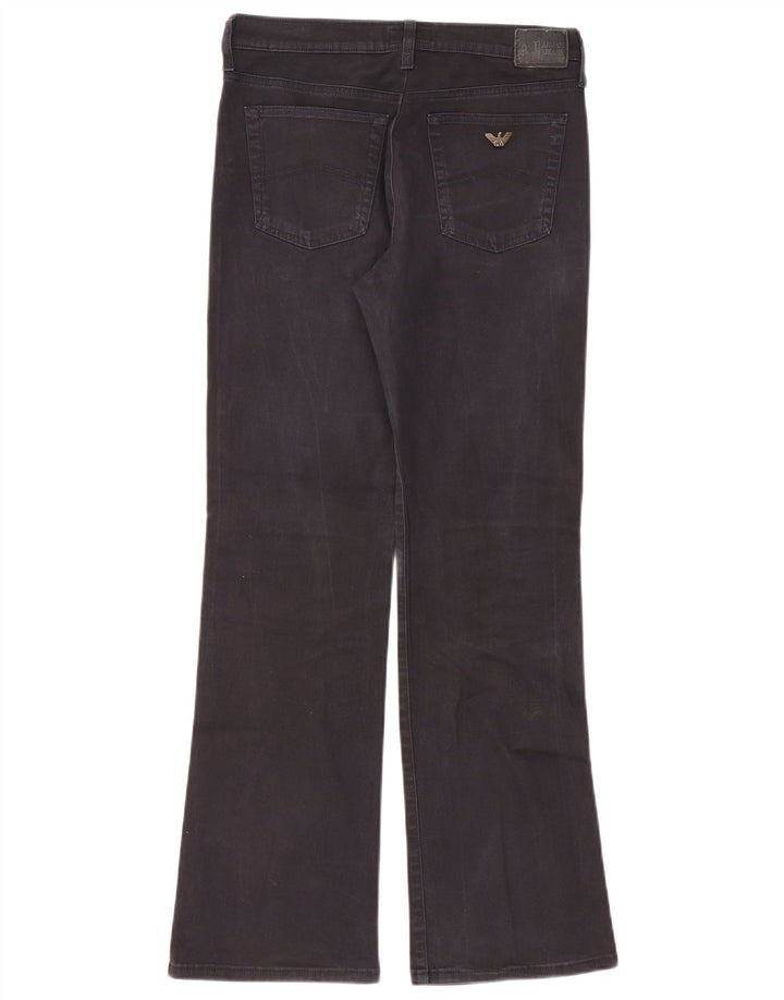 ARMANI Jean Bootcut Femme W30 L30 Coton Noir