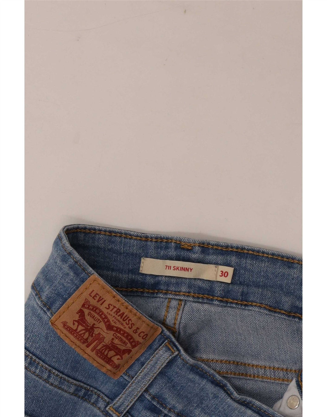 Levi's Jean Skinny 711 Femme W30 L27 Bleu