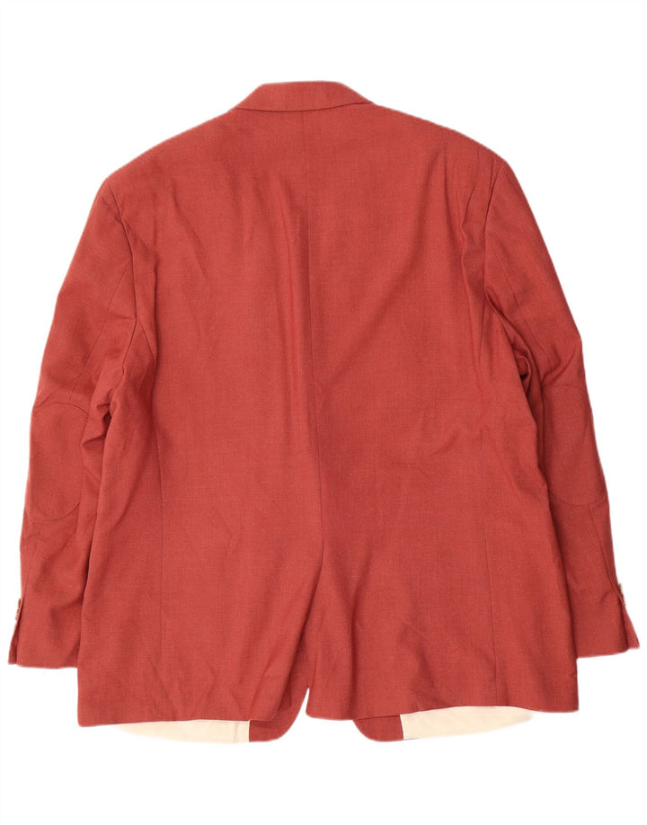 Ralph Lauren Veste blazer à 2 boutons pour homme UK 48 3XL Rouge Polyester