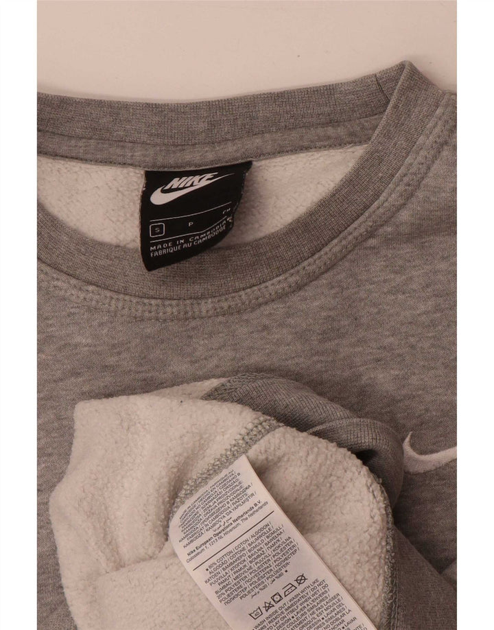 Nike Sweat-shirt pour homme en coton moucheté Gris Taille S
