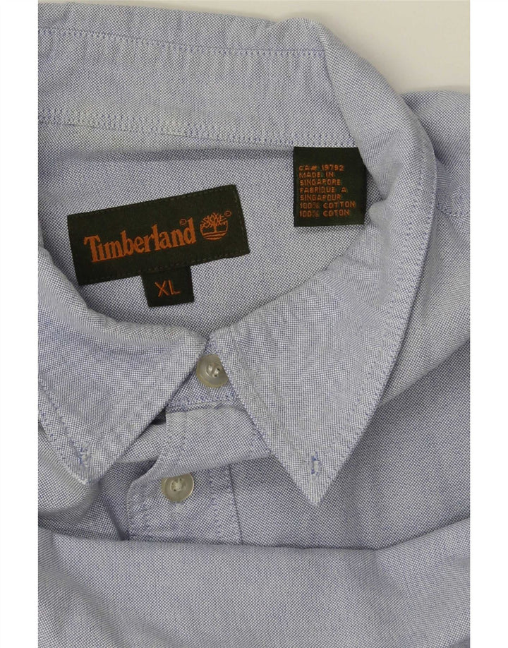 Timberland Chemise Homme XL Bleu Coton
