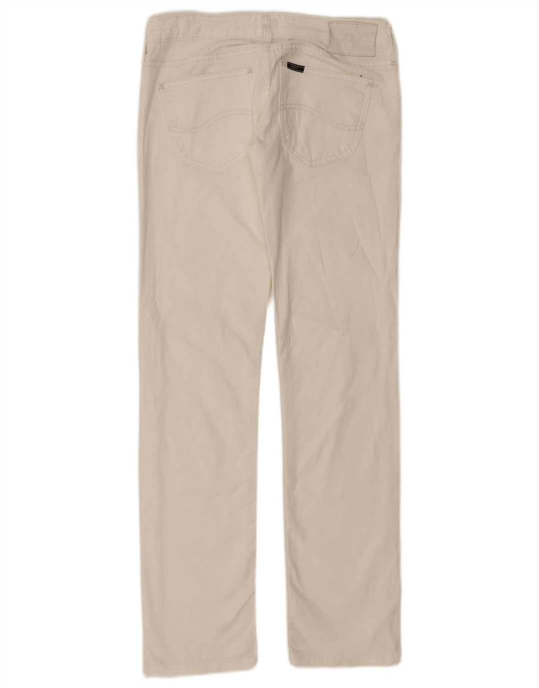 LEE Jean droit femme W26 L33 coton blanc