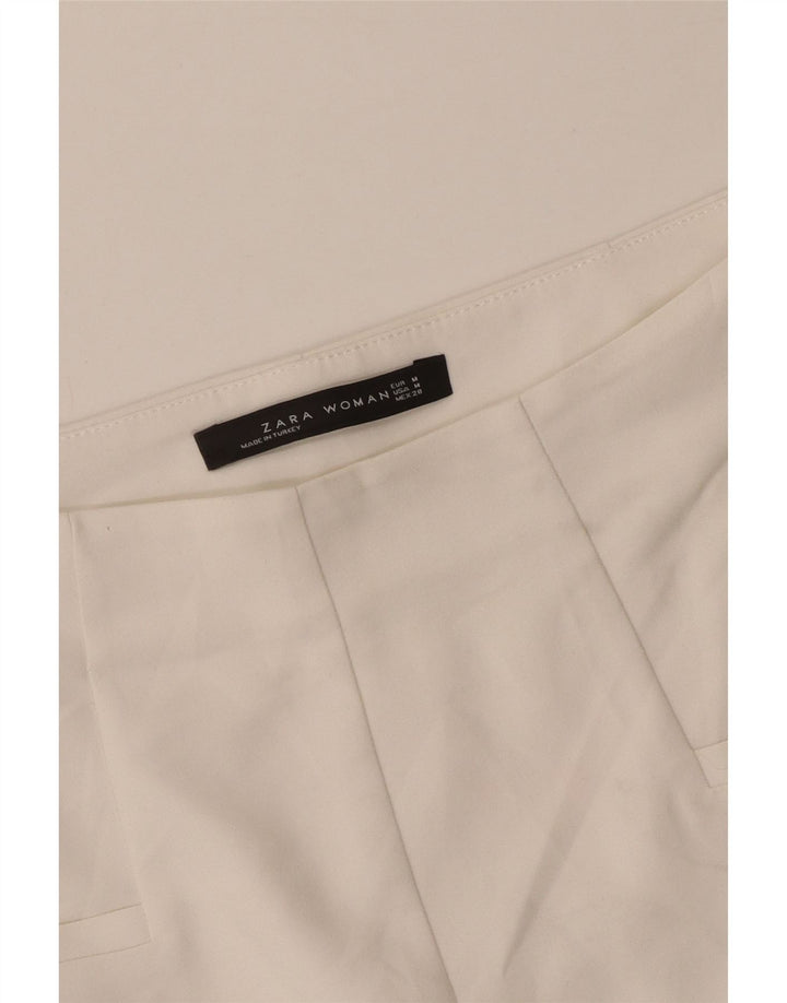 Zara Short décontracté pour femme Medium W28 Blanc