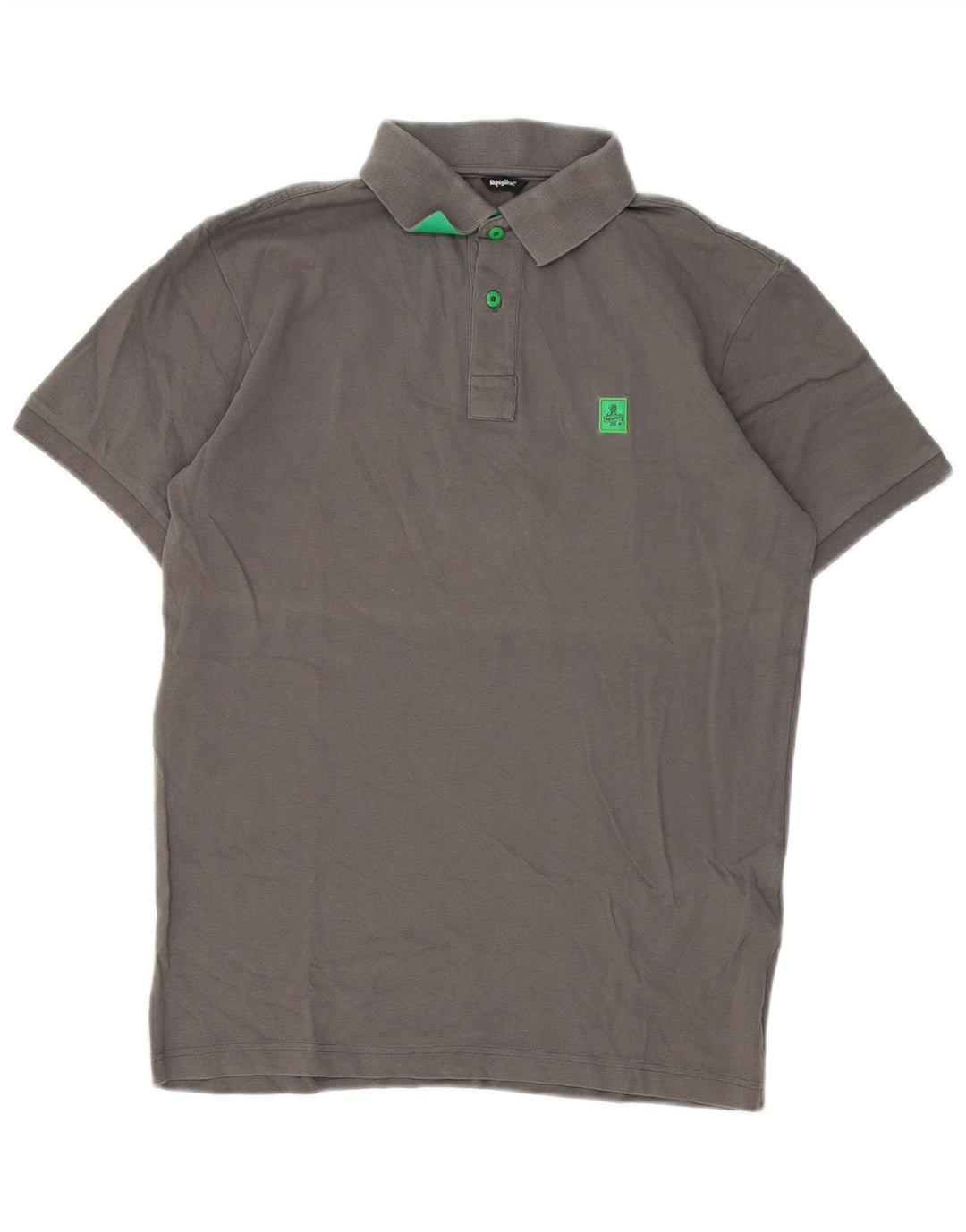 Refrigue Polo Homme Gris Moyen Coton